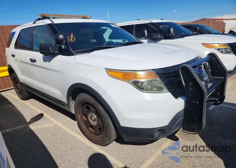 2014 Ford Explorer Police Interceptor из США, поврежденный, VIN 1FM5K8AR6EGA09288